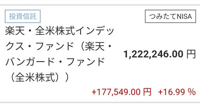つみたてNISAで楽天VTI